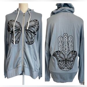Lauren Moshi Butterfly 🦋 Hamsa Hoodie